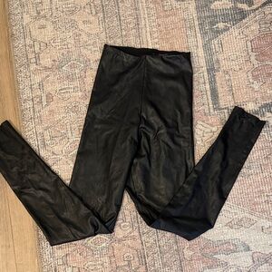 Commando Black Faux Leather Leggings